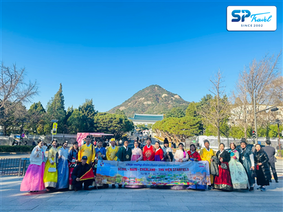Đoàn khách SP TRAVEL với những trải nghiệm tuyệt vời tại Hàn Quốc