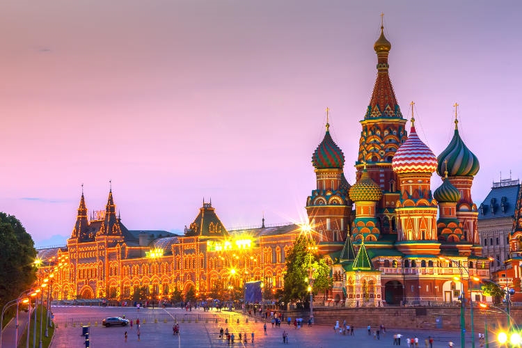 Tour Khám phá nước Nga huyền bí 2025: Matxcova – St. Petersburg 9N8Đ